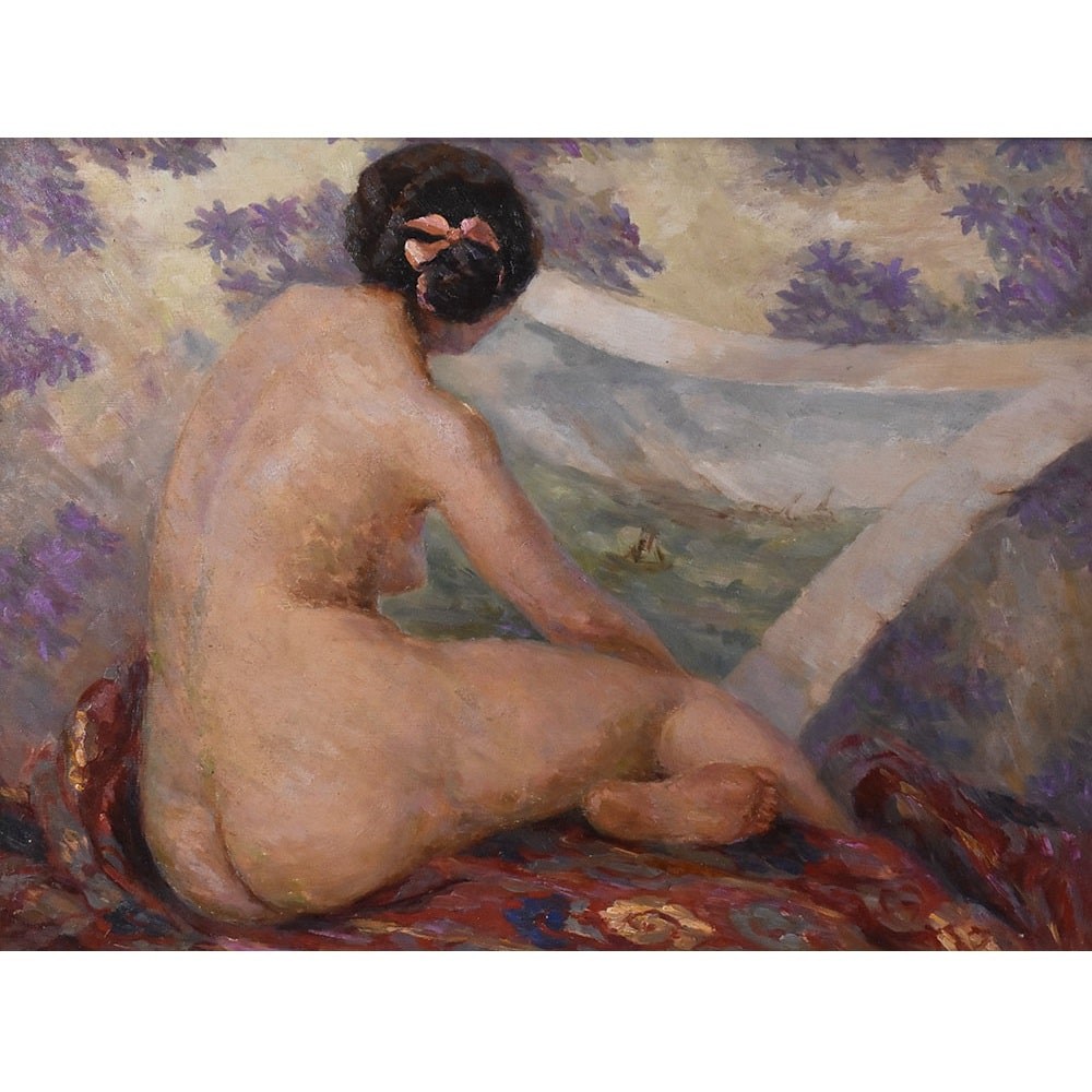 QN554 1 antique nude woman oil painting art deco XX century.jpg